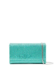 Amina Muaddi pochette Paloma à ornements en cristal - Vert