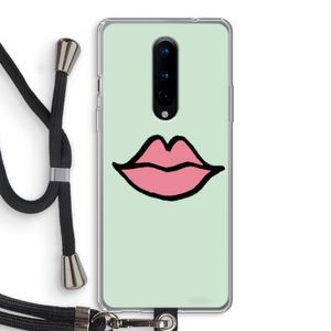 Kusje: OnePlus 8 Transparant Hoesje met koord