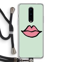 Kusje: OnePlus 8 Transparant Hoesje met koord