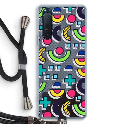 8-bit N°6: Sony Xperia 5 II Transparant Hoesje met koord