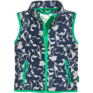 Playshoes fleece vestje camouflage donkergrijs Maat