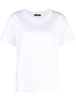 STYLAND t-shirt en coton à manches courtes - Blanc