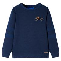 VidaXL Kindertrui 92 gemêleerd marineblauw
