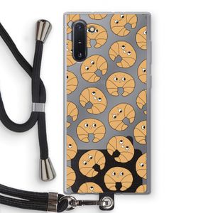 Croissant: Samsung Galaxy Note 10 Transparant Hoesje met koord
