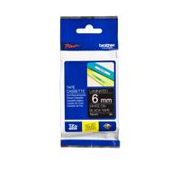 Labeltape Brother P-touch TZe-315 standaard 6mm wit op zwart