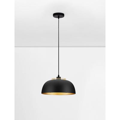 Lyora HanglampSqube zwart met goud - 9001086