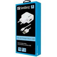 Sandberg Mini AC Charger Micro USB 1A - thumbnail