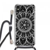 Roses Are Red: iPhone XS Max Transparant Hoesje met koord
