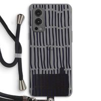Moroccan stripes: OnePlus Nord 2 5G Transparant Hoesje met koord Moroccan stripes: OnePlus Nord 2 5G Transparant Hoesje met koord