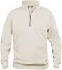 Clique 021033 Basic Half Zip - Licht Khaki - XL