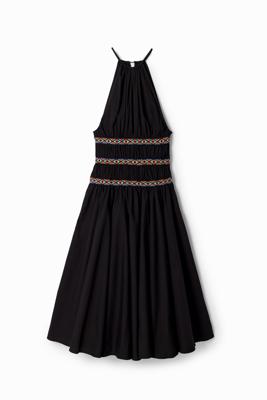Midi-halterjurk Stella Jean - BLACK - M