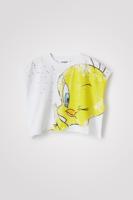 Cropped oversized T-shirt Tweety - WHITE - S
