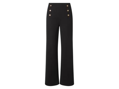 esmara Dames broek - Wide leg (Zwart, 34)
