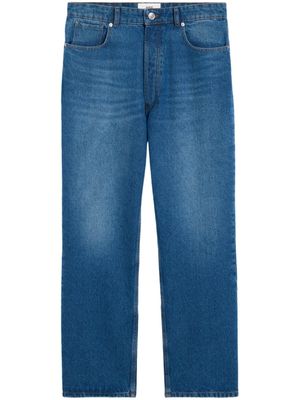 AMI Paris jean droit à coupe ample - Bleu