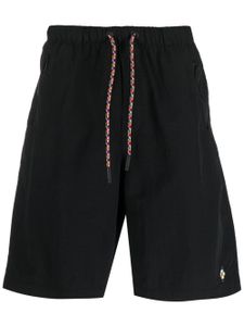 Marcelo Burlon County of Milan short de sport à logo brodé - Noir