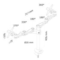 NeoMounts Monitor Bureausteun FPMA-D935DG - thumbnail