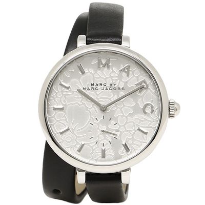 Horlogeband Marc by Marc Jacobs MJ1419 Leder Zwart