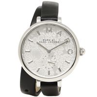 Horlogeband Marc by Marc Jacobs MJ1419 Leder Zwart