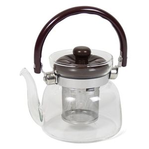 Theepot van glas met thee filter/infuser 800 ml   -