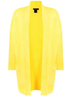 Avant Toi blazer en maille à design ouvert - Jaune