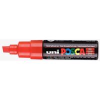 Paintmarker uni posca pc8k b schuin rood