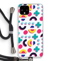 8-bit N°2: Pixel 4 Transparant Hoesje met koord