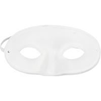 Creativ Company Masker, h: 9,5 cm, b: 18,5 cm, wit, 10 stuk/ 1 doos