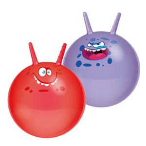 Skippyballen Funny Faces - set van 2 - 45 cm - buitenspeelgoed voor kleine kinderen