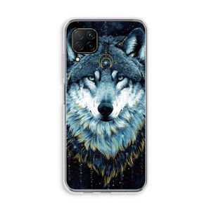 Darkness Wolf: Huawei P40 Lite Transparant Hoesje