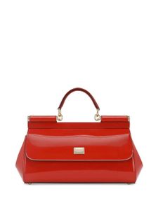 Dolce & Gabbana sac à main Sicily médium en cuir - Rouge