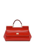 Dolce & Gabbana sac à main Sicily médium en cuir - Rouge