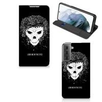 Mobiel BookCase Samsung Galaxy S21 FE Skull Hair