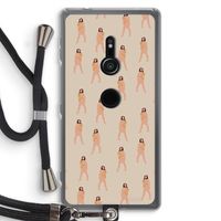 You're so golden: Sony Xperia XZ2 Transparant Hoesje met koord