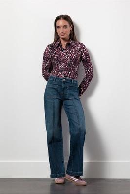 Poppy leopard blouse - multi color - 13359