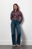 Poppy leopard blouse - multi color - 13359