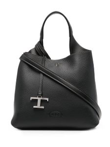 Tod's sac porté épaule en cuir - Noir