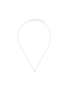 Delfina Delettrez Dots Solitaire diamond necklace - Métallisé