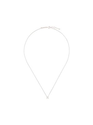 Delfina Delettrez Dots Solitaire diamond necklace - Métallisé