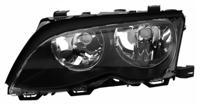 Koplamp links ZWART vanaf 9/'01 inclusief stelmotor 0649963