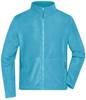 James & Nicholson JN782 Men´s Fleece Jacket - Turquoise - 4XL