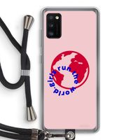 Run The World: Samsung Galaxy A41 Transparant Hoesje met koord