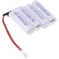 Panasonic eneloop Reihe F1x4 Futaba Accupack Aantal cellen: 4 Batterijgrootte: AA (penlite) Kabel, Stekker NiMH 4.8 V 1900 mAh