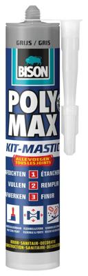 Polymax seal tr.grijs 280ml - Bison