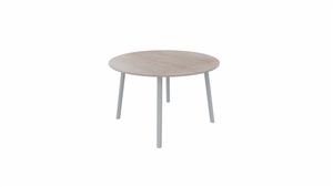 Tafel 9311 rond - 80 cm. - Alu - Eiken Robson - Aluminium