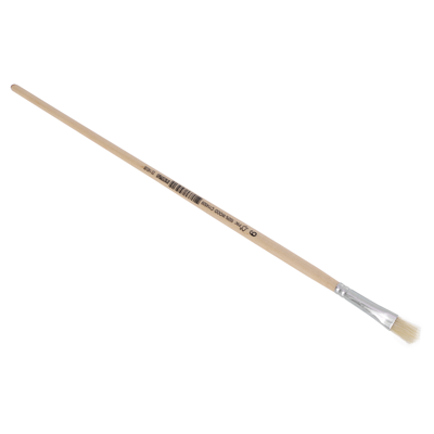 Copenhagen Pro Platte Lyonpenseel | Maat 6 | Wit Chinees varkenshaar | FSC gelakte houten steel - 23.140.06