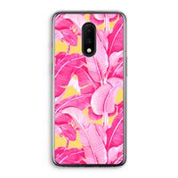 Pink Banana: OnePlus 7 Transparant Hoesje