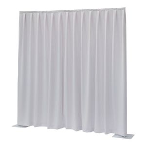 Showtec Gordijn voor het Pipes & Drapes systeem, wit, 300 x 300 cm, 260 g/m2