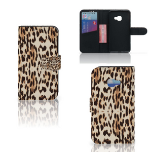 Samsung Galaxy Xcover 4 | Xcover 4s Telefoonhoesje met Pasjes Leopard