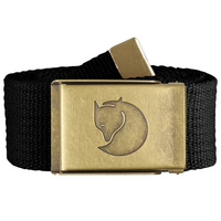 Fjallraven Canvas Brass Belt 4 Cm Riem Black 1 Size