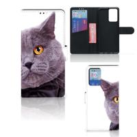 Xiaomi Redmi Note 10 Pro | Telefoonhoesje | Met pasjeshouder | Kat